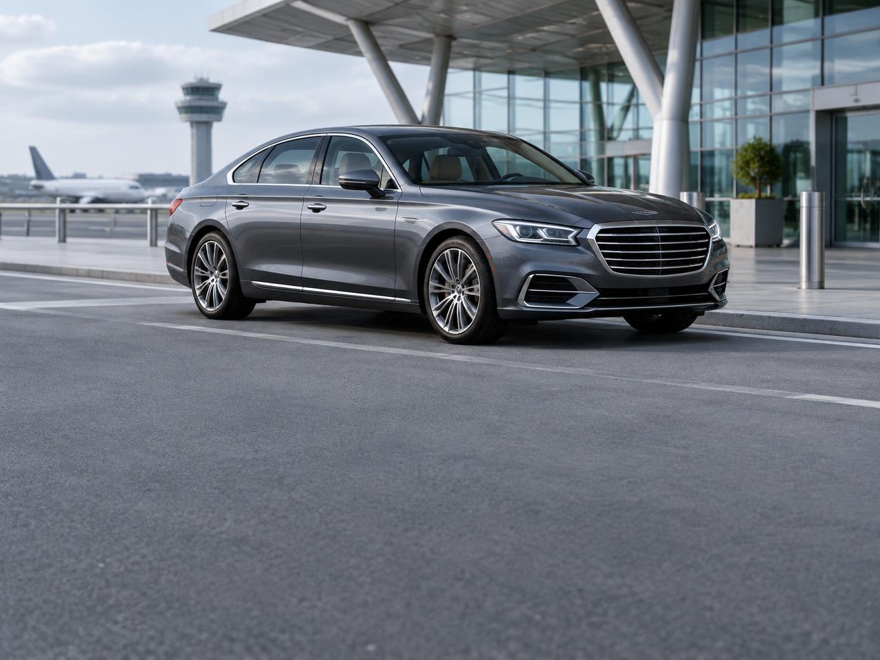 Illustrative luxury sedan, not the listed vehicle